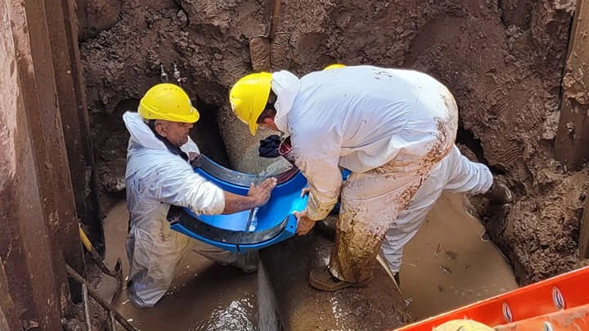 Desde el viernes, habrá baja presión de agua en varios sectores por obras de EMOS