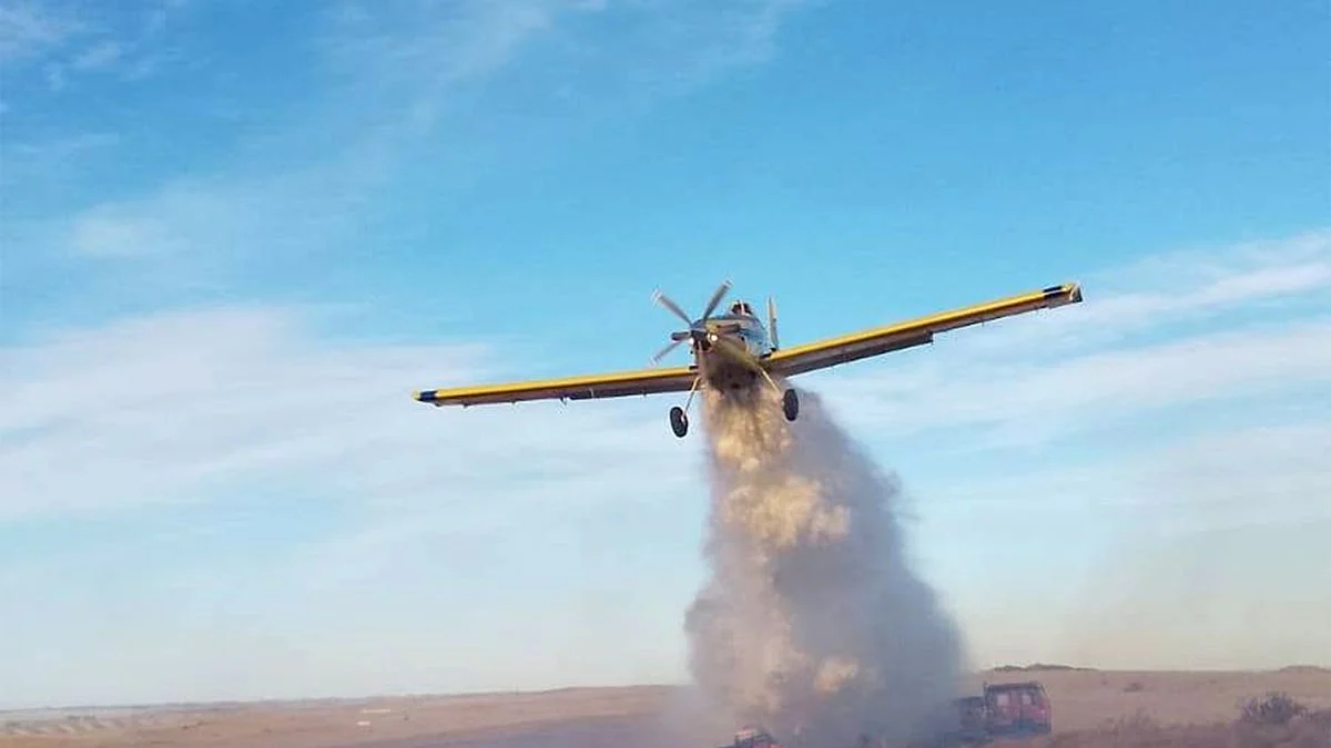 Incendio en Sampacho: más de 1500 hectáreas quemadas y fuego en San Luis